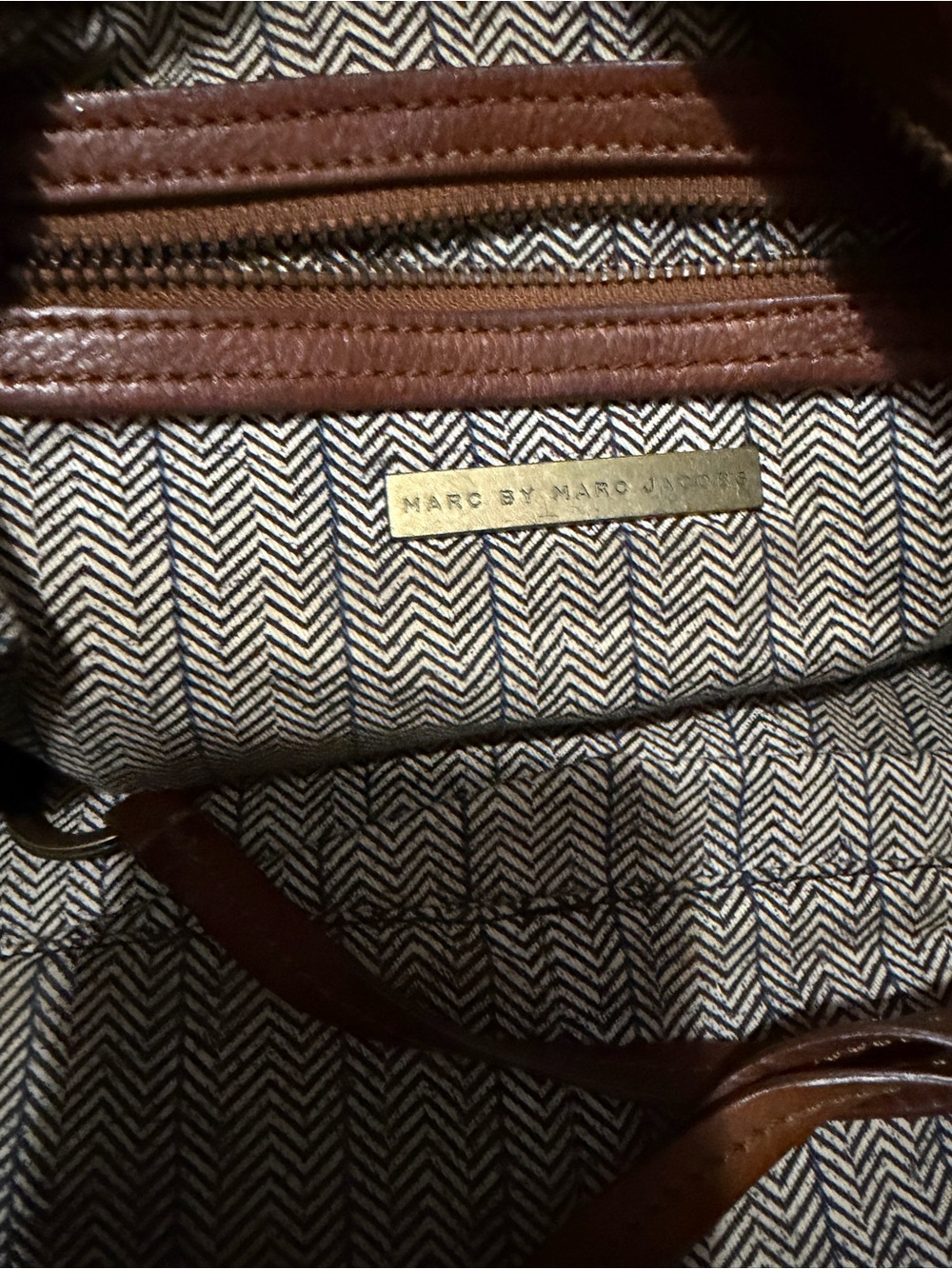 Marc Jacobs Vintage Brown Leather Bag - Picture 4 of 8